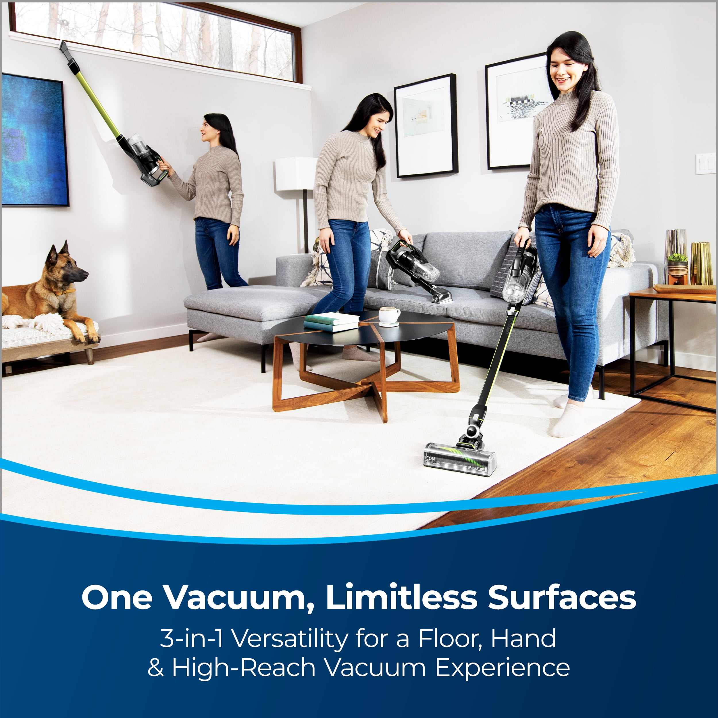 BISSELL ICONPET TURBO EDGE 25V LithiumIon Cordless Stick Vacuum 3177A