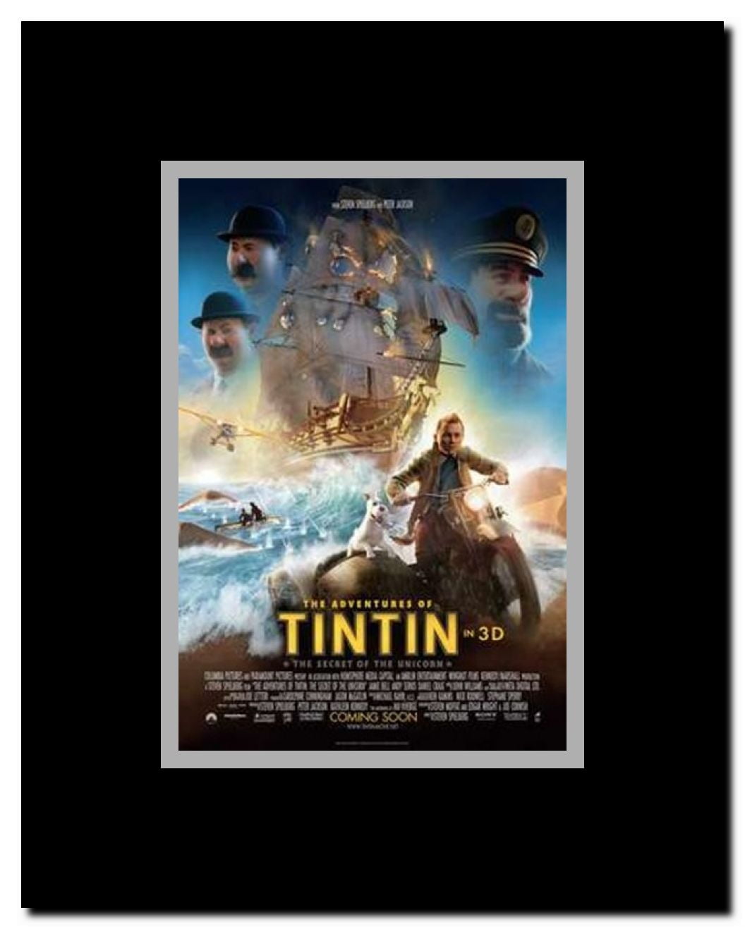 Posters The Secret Of The Unicorn Movie Promo Poster The Adventures Of Tintin Reproductions Posters The Secret Of The Unicorn Movie Promo Poster The Adventures Of Tintin Reproductions