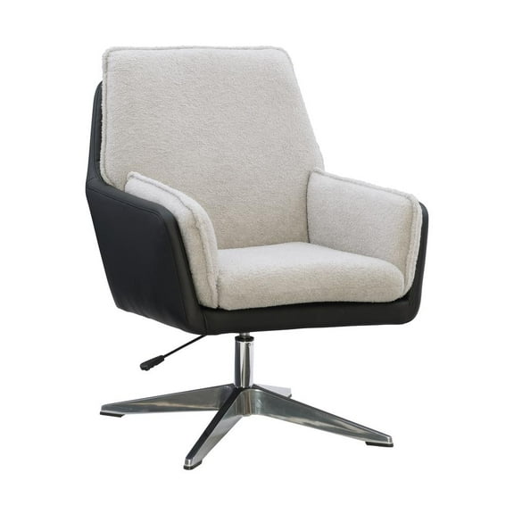Linon Marion Swivel Chair Black Grey