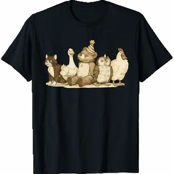 Funny Little Bear Birthday Graphic Y2K Bears Lovers Gifts T-Shirt