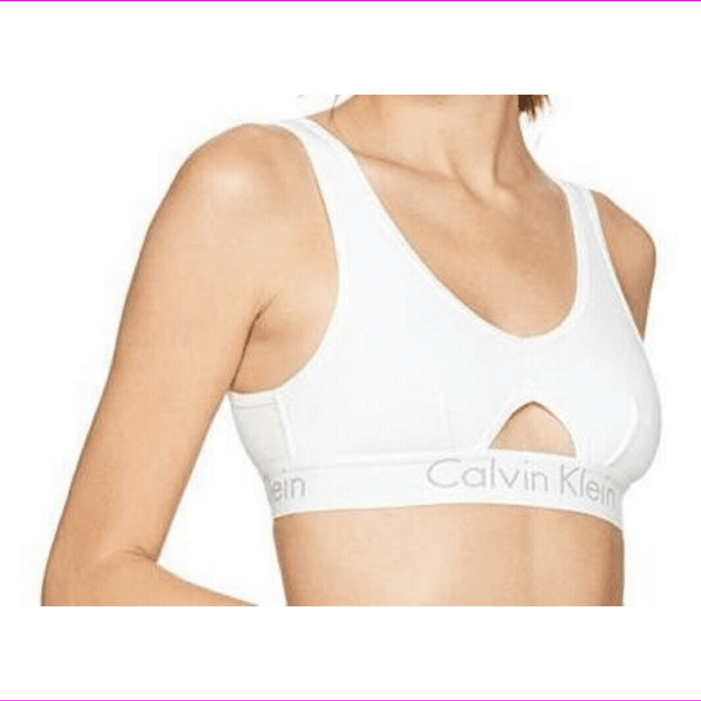 white cotton bralette