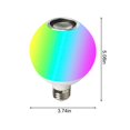 thumbnail image 3 of Smart Home Lights,led Light Bulb With Integrated Bluetooth Speaker, E27 Rgb Changing Lamp Wireless Stereo Audio, 3 of 4