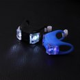 thumbnail image 2 of EeaseCA 2 PCS LED Front Light Silicone Bike Rear Light Tail Lamp Waterproof Cycling Flash Safety Light MTB Accessories (Blue + Black), 2 of 8