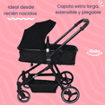 thumbnail image 4 of Carriola Doble Ibaby Mellizi Asiento Bambineto Y Canasta Pet, 4 of 9