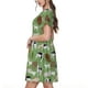 thumbnail image 2 of Disketp Cows And Calves para Vestido de Manga Corta para Mujeres, Vestidos de Verano para Mujeres, Casual y Holgado para la Playa, 2 of 6
