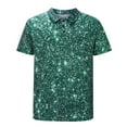 thumbnail image 4 of ameIAEA Men's Summer Short Sleeve Casual 3 Button T-Shirts Basic Golf Work Tees Tops with Pocket, 4 of 5