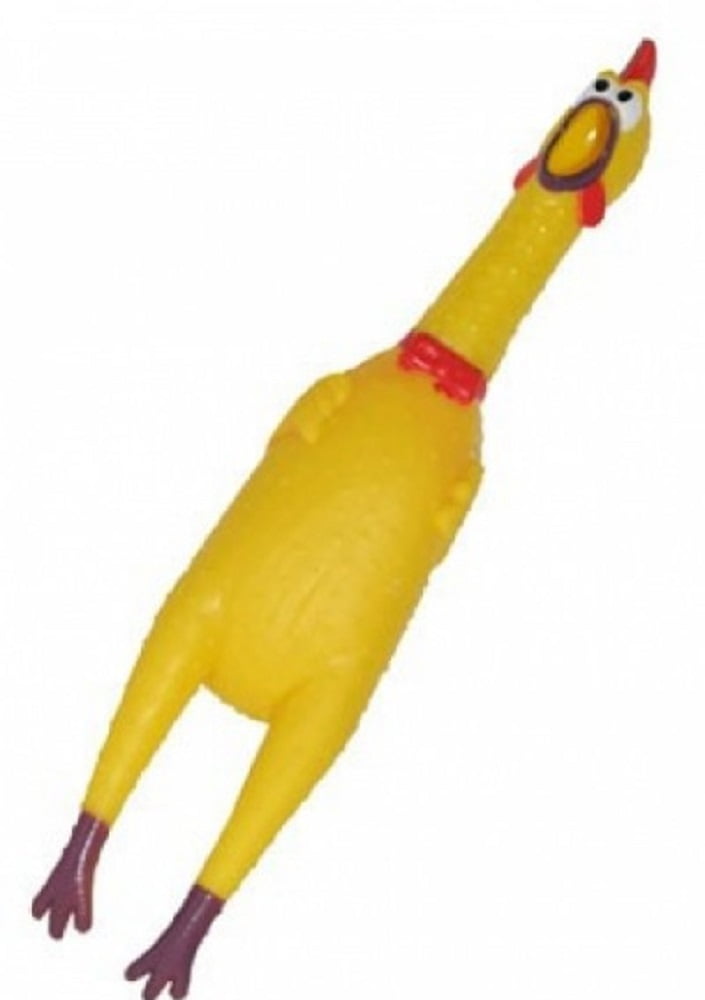 12 STRETCH RUBBER CHICKEN 8" GAG STRETCHABLE SQUEEZE STRESS RELIEF TOY PARTY 