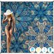 thumbnail image 1 of Manta de playa Famstar de gran tamaño, 198 x 206 cm, impermeable, 1 of 6