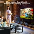 thumbnail image 3 of 60W Sound Bars for TV with Subwoofer, 2.1 Deep Bass Small Soundbar Monitor Speaker Home Theater Surround System PC Gaming Bluetooth/AUX/Optical Connection, Wall Mountable, 3 of 6