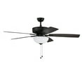 thumbnail image 4 of P211FB5-52FBGW Craftmade Lighting Pro Plus 211 Series - 52 Inch 5 Blade Ceiling Fan with Bowl Light Kit, 4 of 15