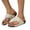 Beige, variant on Willtoo Women Wedge Sandals Platforms Open Toe Chunky Heels Hollow Slippers Slip on Vintage Wide Width Non-Slip Summer Dressy Solid Color Fashion Walking Comfort Beach Outdoor Shoes