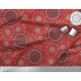thumbnail image 2 of Soimoi Poly Georgette Fabric Mandala Ethnic Fabric Prints by Yard 52 Inch Wide, 2 of 3
