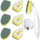 thumbnail image 1 of Dish Wand Sponge - Dishwashing Sponge Scrubber With 1 Dish Brush & 7 Refill Replacement Sponge Heads, Reusable Kitchen Cleaning Sponges, Cleaning, 1 of 5