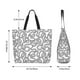 thumbnail image 5 of Balery Snake Bolsa Tote Estilo Estético con Cremalleras, Bolsa de Hombro, Bolsa de Compras Grande y Plegable, 5 of 8