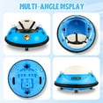 thumbnail image 3 of Vibespark 12V Bumper Car for Kid with Remote Control, Ride on Toys for Toddlers w/ 360 Degree Spin, 3 LED Lights, 5-point Safety Belit, 3 Speeds, Baby Bumper Car, Blue, 3 of 9