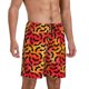 thumbnail image 2 of Balery Flying Black Bat Pantalones cortos de pijama de punto de algodón para hombre con cinturilla y bolsillos-XX-Large, 2 of 6