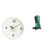 thumbnail image 1 of Reloj De Pared Con Números Contemporáneos Y Diseño De Cabeza De Moai, Silencioso Y Decorativo, Ideal Para El Hogar, La Oficina, El Estudio Y El Dormitorio., 1 of 8