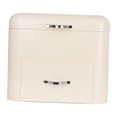 thumbnail image 5 of Almencla Bread Box Bread Holder Durable Portable Metal Bread Storage Container Bread Bin for Kitchen Counter Entrance White, 5 of 8