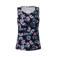 thumbnail image 4 of Lsque Love Butterflies Printed Workout Tank Tops for Women, Athletic Sports Tank Tops, Compression Sleeveless Dry Fit Shirts,Sleeveless Yoga Shirt-Large, 4 of 9