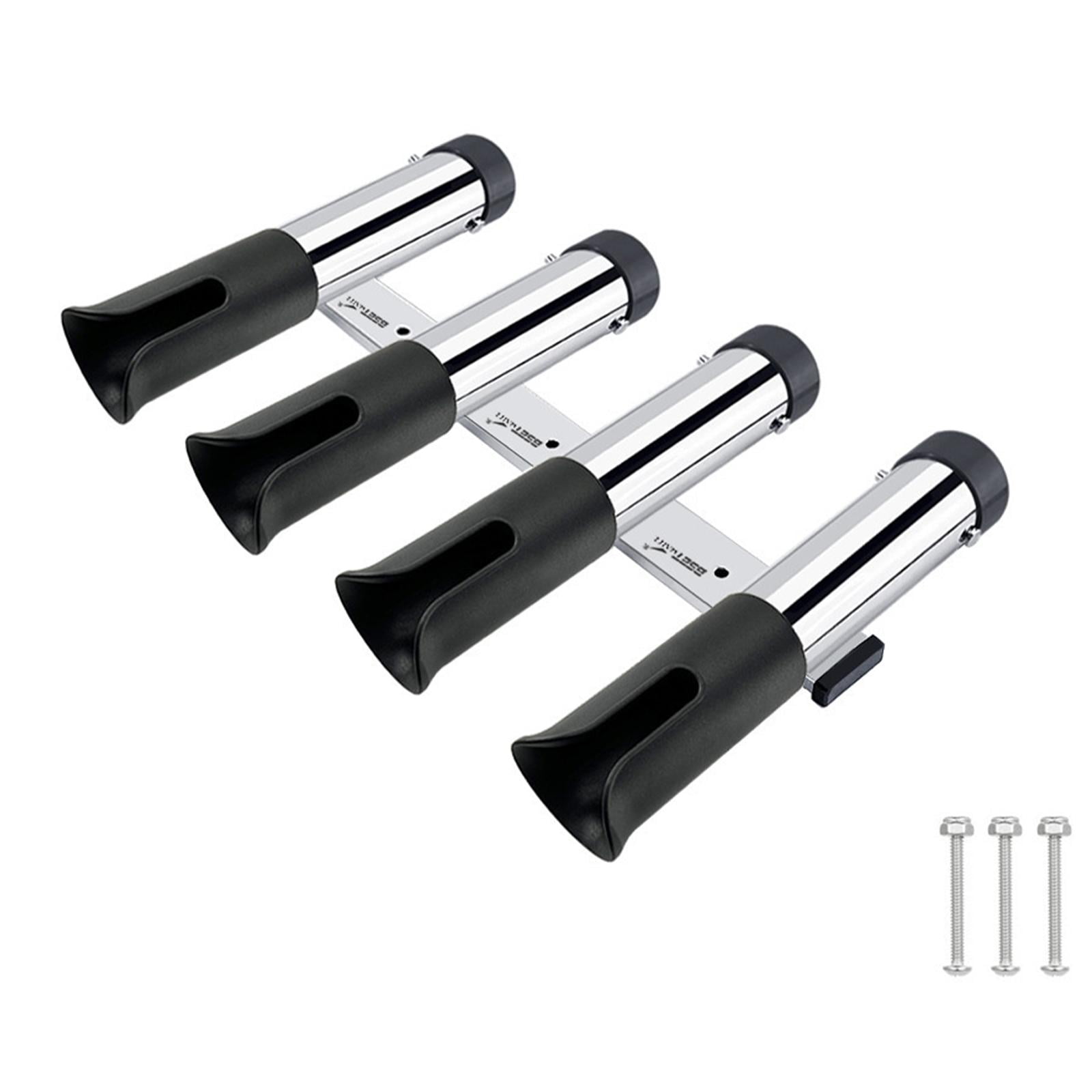 Boat Rod Rack Four Holes Bucket Rod Holder Organizer Accessories