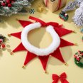 thumbnail image 1 of Greenadscape 1Set Festive Dog Collar with Bell Polyester 15.7x4.7in, 1 of 6