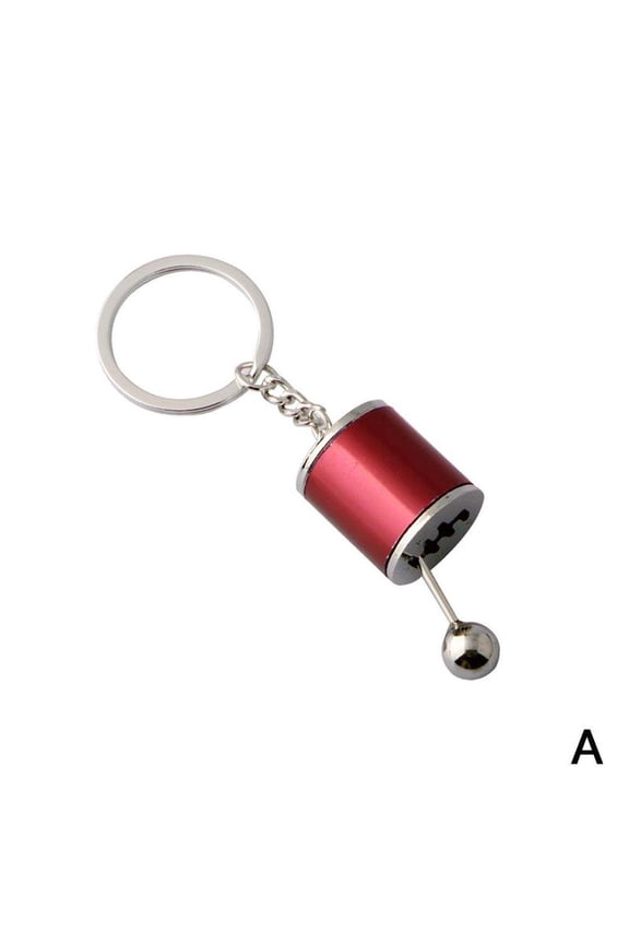 1PC Metal Key Ring Car Gear Knob Gear Stick Gear Shift Chain New Key Gear N0S9