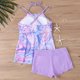 thumbnail image 4 of Trajes de baño tankini para mujer Trajes de baño de dos piezas con estampado de moda para mujer Tirantes ajustables Sin espalda Trajes de baño para mujer Trajes de baño tankini para mujer, 4 of 4
