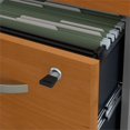 thumbnail image 4 of Series C 72W Bow Front Desk with Mobile File in Natural Cherry - Engineered Wood, 4 of 7