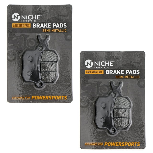 Niche Rear Left Brake Pad for Can-Am Defender HD10 Semi-Metallic UTV 2 Pack 519-KPA2331D