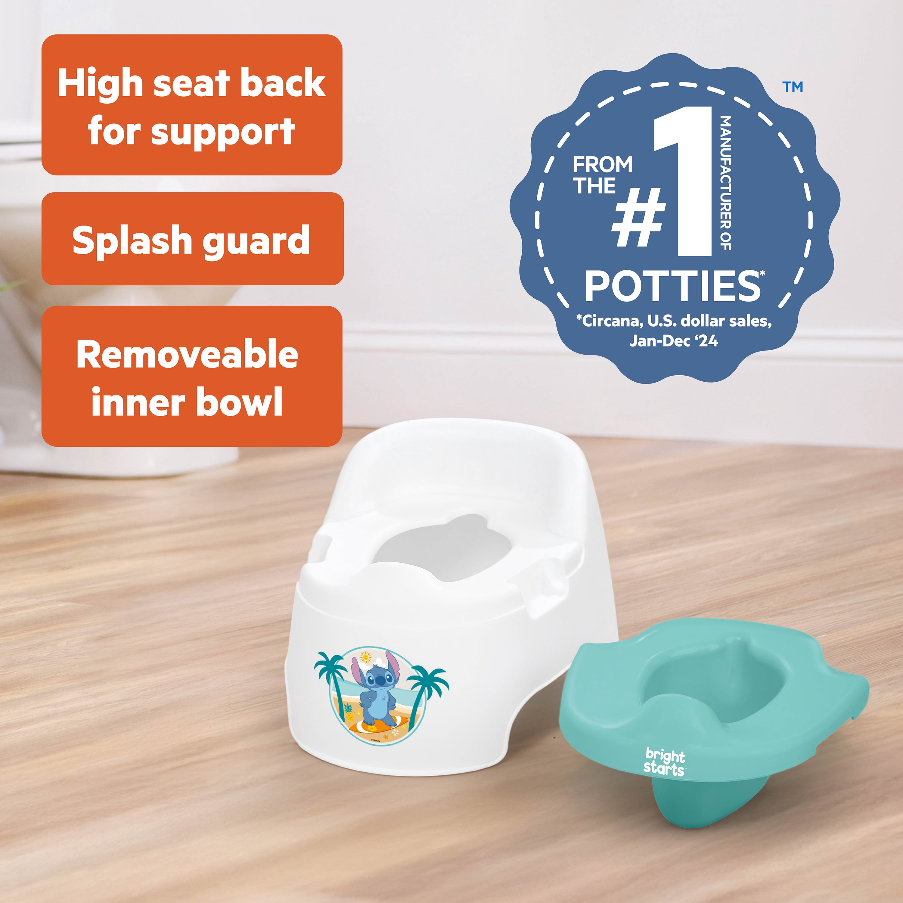 Bright Starts Disney Stitch Full Comfort Potty