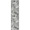 thumbnail image 2 of SAFAVIEH Beach House Kaeden Botanical Indoor/Outdoor Runner Rug, Charcoal/Ivory, 2'2" x 6', 2 of 16