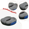 thumbnail image 6 of Luwecf Bicycle Saddle Bicycling Elegant Mountain Waterproof Widen Thicken Bike Seat Blue, 6 of 9