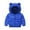 Blue, variant on Toddler Boys Winter Coat Baby Hoodie with Bear Ear Zipper Up Down Jacket Toddler Girl Clothes Winter 12-18 Months