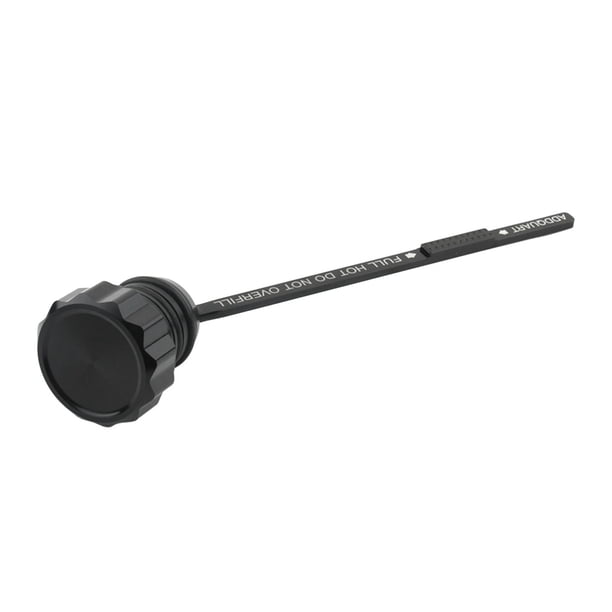Varilla medidora de tanque de aceite para motocicleta, accesorios de motocicleta de aleación de aluminio, fácil instalación, reemplazo para FLT Flht Negro