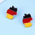 thumbnail image 2 of 2PCS Alloy Flag Germany Territories Shaped Brooch Lapel Pin Jewelry Decor for Men Women, 2 of 4