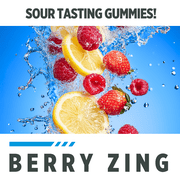 CON-CRET Creatine HCl Gummies, Sour Berry Zing Flavor, Supports Muscle & Brain Health, 60 Count