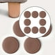 thumbnail image 4 of Pack de 8 Almohadillas de Silicona para Muebles Antideslizantes para Sofás marrón redondo 40mm Zulema almohadillas para patas de sofá, 4 of 8
