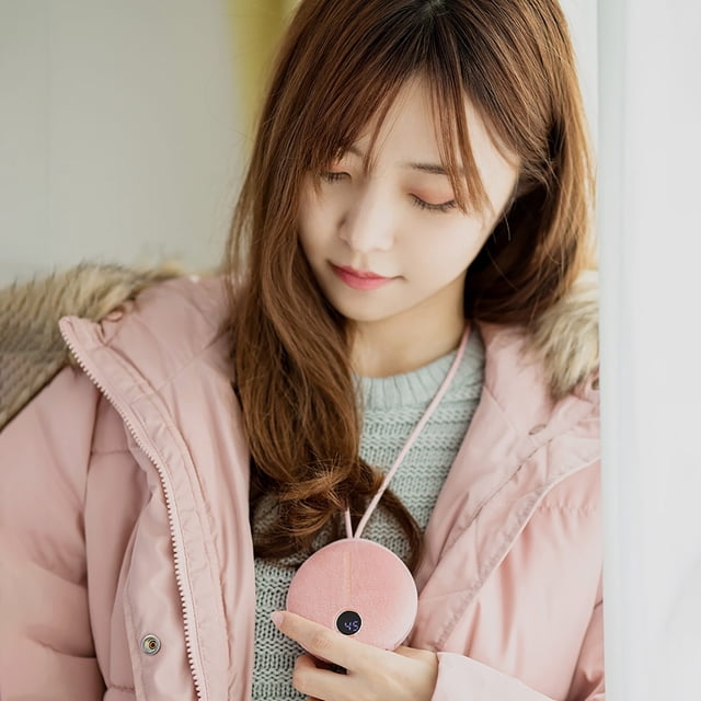 EGNMCR Winter Mini Hand Warmer Portable 5000mAh Power Bank USB Rechargeable hand warmer