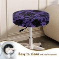 thumbnail image 4 of HUIACONG Stretch Round Seat Cushion Cover for Home Bar, Soft Fabric Washable Circle Chair Covers with Dust-Proof, 4 of 6