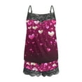 thumbnail image 5 of Censtreet Womens Pajama Sets Soft Sleepwear 2 Piece Cami Shorts Set Heart Printed Pj Nightwear, 5 of 5
