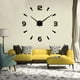 thumbnail image 4 of Reloj de pared de bricolaje, reloj de pared silencioso 3D Reloj de pared grande de bricolaje 3D Reloj de pared de acrílico de diseño moderno para oficina Sala de estar Dormitorio - Negro 50-70 cm oso de fresa Electrónica, 4 of 5