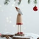 thumbnail image 1 of Puntoco Figura de muñeco de nieve de madera para Navidad, decoración de escenas navideñas, adornos de muñeco de nieve y Papá Noel para árbol de Navidad, 1 of 6