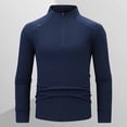 thumbnail image 1 of pstuiky camisas de manga larga para hombre, Blusa informal y moderna de manga larga con cremallera para hombre camisetas de hombre xxl, 1 of 7