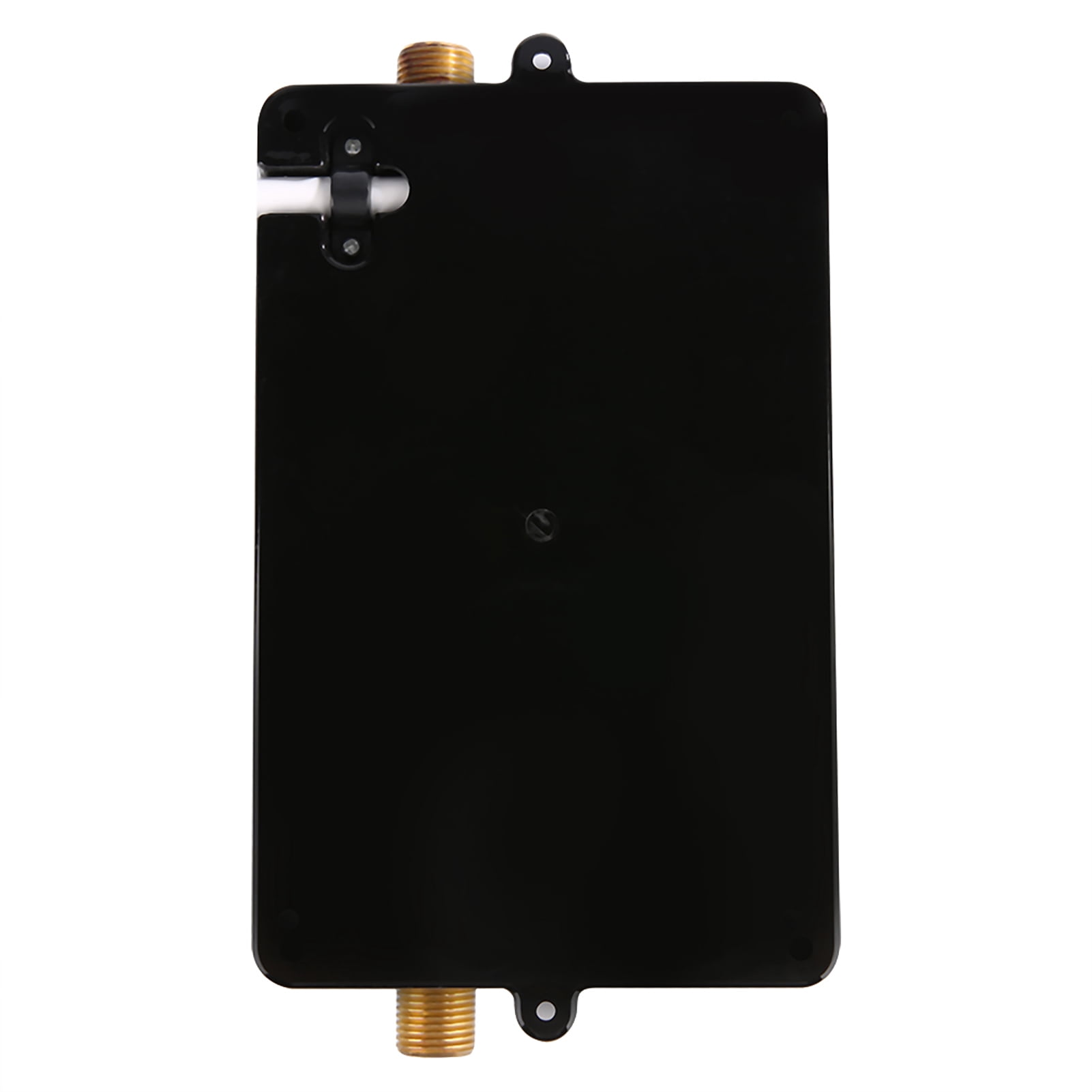 BIMZUC 220V 5.5KW Mini Instant Electric Water Heater Tankless Shower Hot Water System for Kitchen Bathroom Black 8.66 x 5.51 x 2.56 inches / 220 x 140 x 65 mm