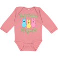 thumbnail image 3 of Inktastic Funny Easter Just Chillin' with My Peeps Boys or Girls Long Sleeve Baby Bodysuit, 3 of 5