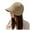 Khaki, variant on Women's Breathable Sun Shade Elegant Wide Brimmed Fisherman Hat Bucket Hats Black