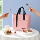 thumbnail image 4 of Bolsa térmica para el almuerzo, bolsa térmica para mujer, lonchera térmica resistente al agua Rosado, 4 of 8