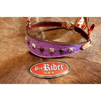 Horse Show Bridle Western Leather Barrel Racing Tack Rodeo Noseband  9962