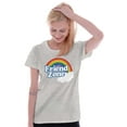 thumbnail image 3 of Friend Zone Funny LGBTQ Cute Rainbow Womens Fitted Plus Size Graphic Tee Brisco Brands 2X, 3 of 5