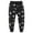 A Black, variant on HAOTAGS Toddler Boys Pants, Elastic Narrow-legged Casual Sports Pants Graphic Print Black 3 T
